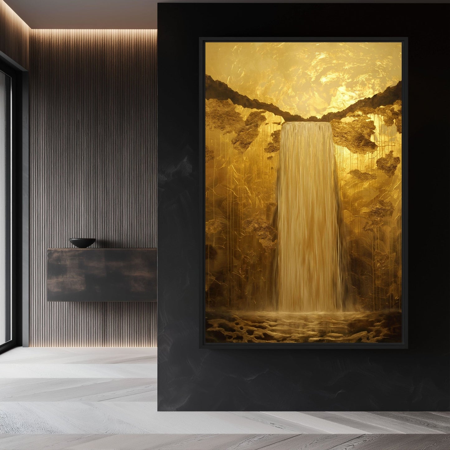 Majestic Waterfall Art Digital Print