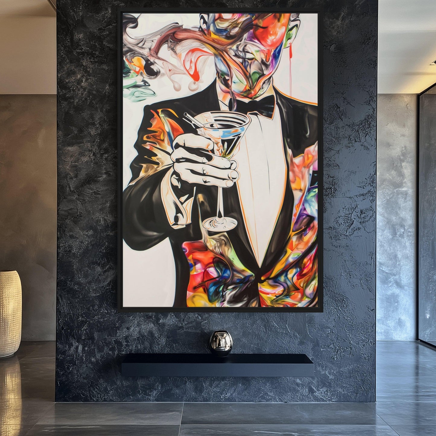 Martini Cocktail Surreal Art Digital Print