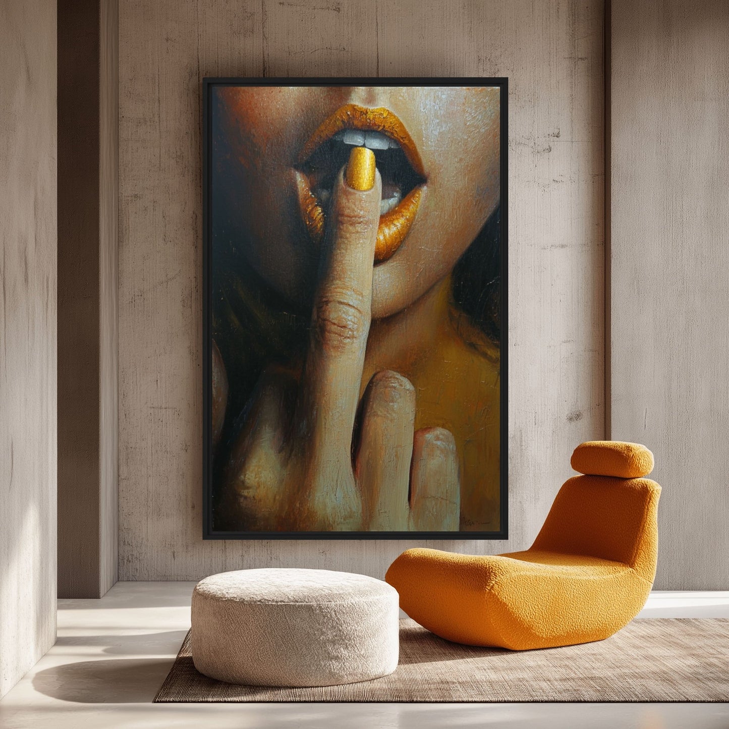 Middle Finger Art Digital Print