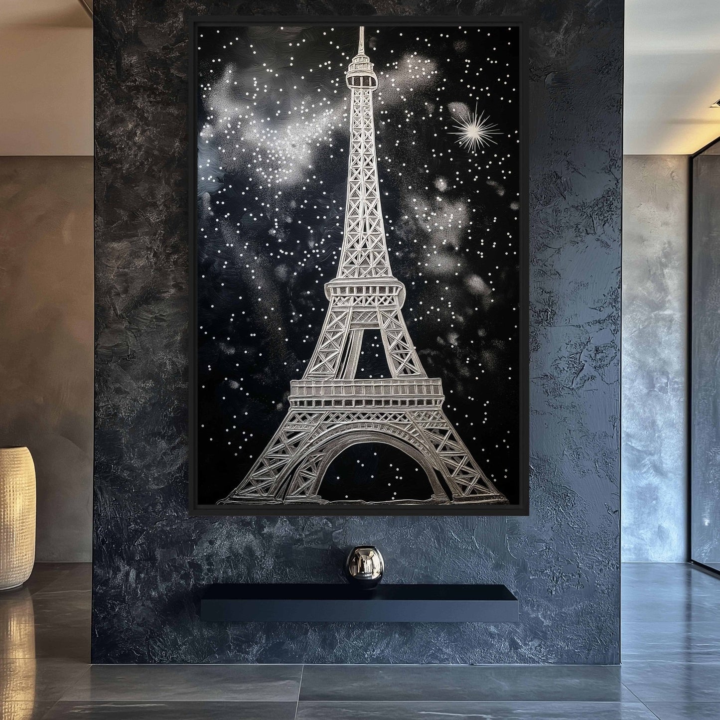 Eiffel Tower Landmark Art Digital Print