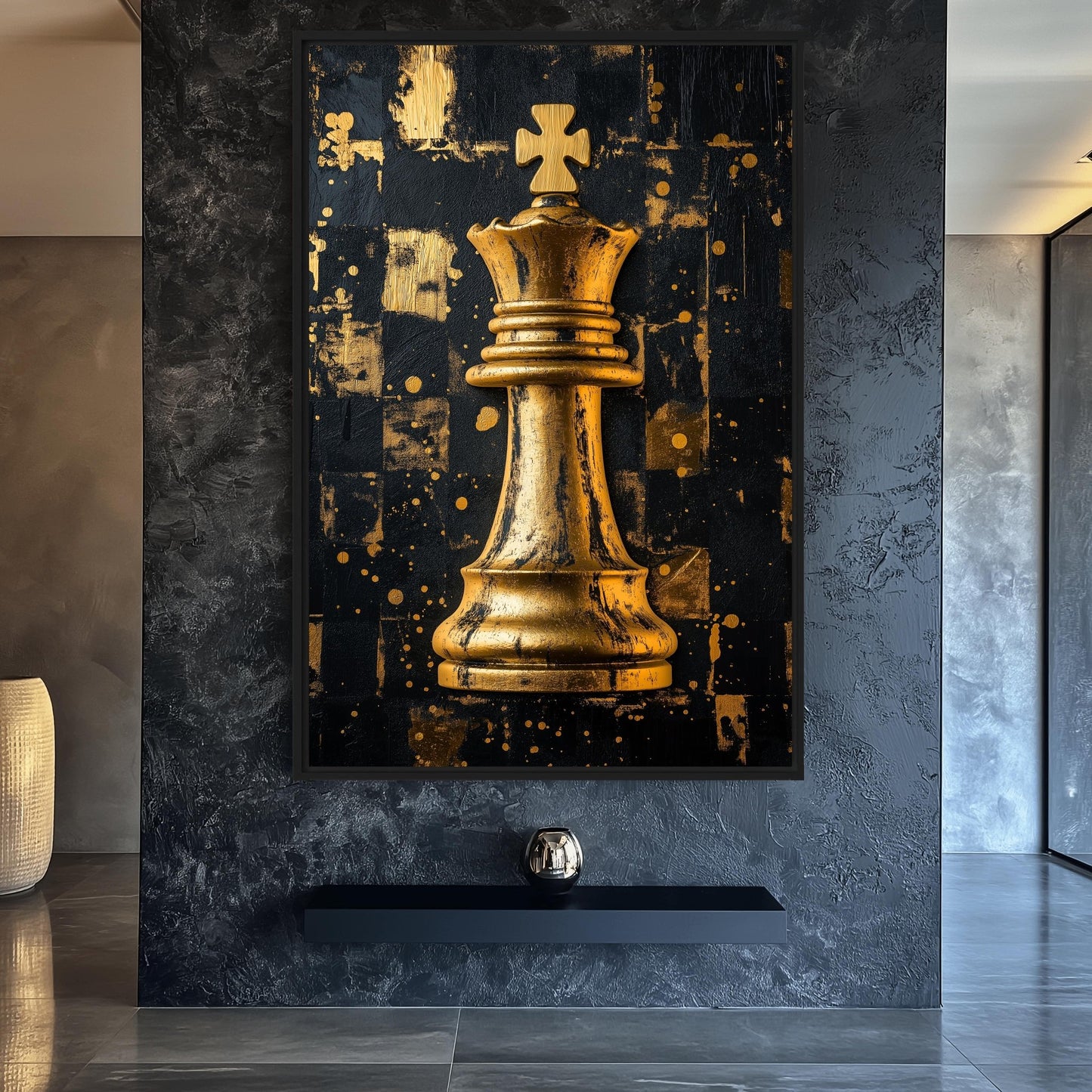 King Chess Piece Luxury Art Digital Print