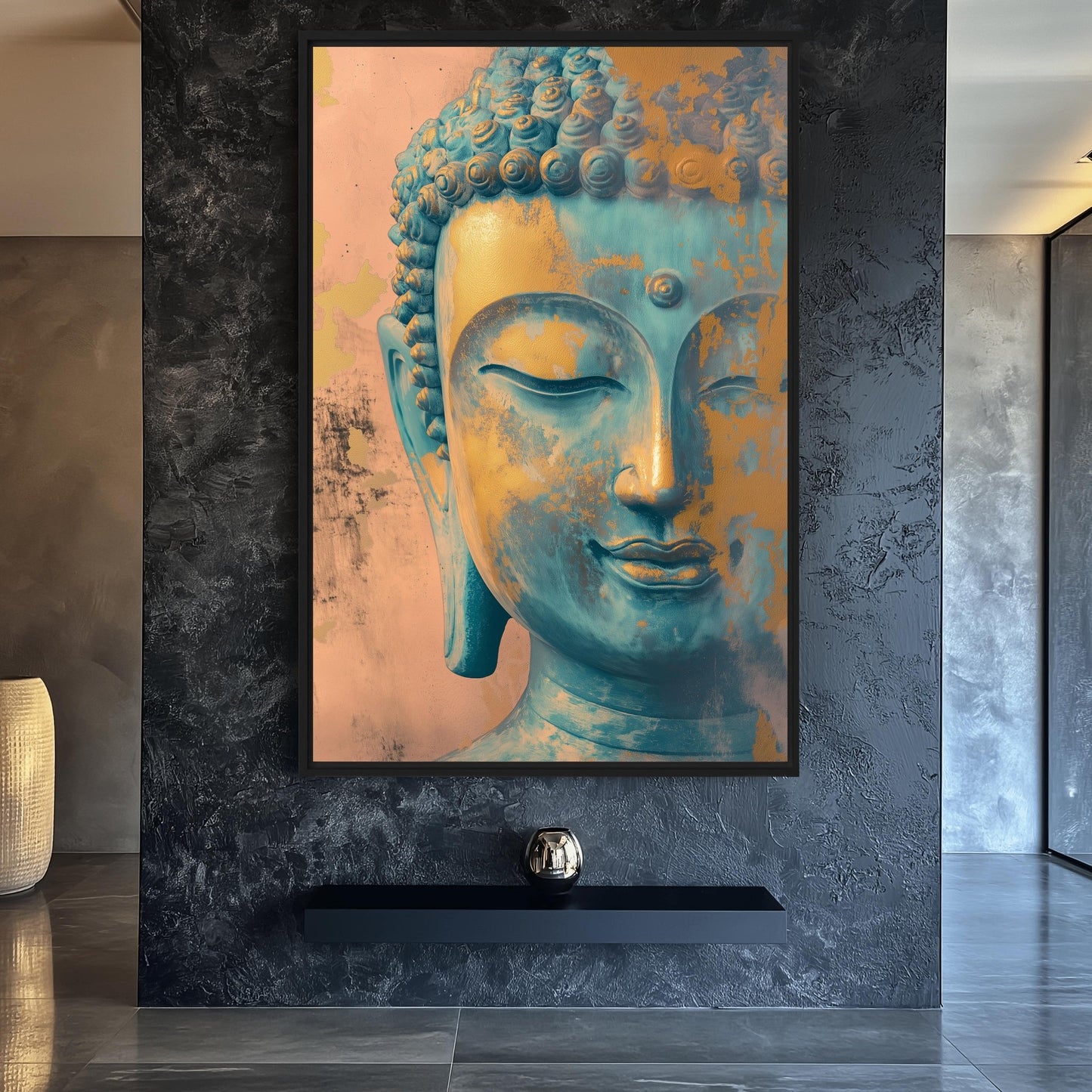 Buddha Pastel Colors Digital Print