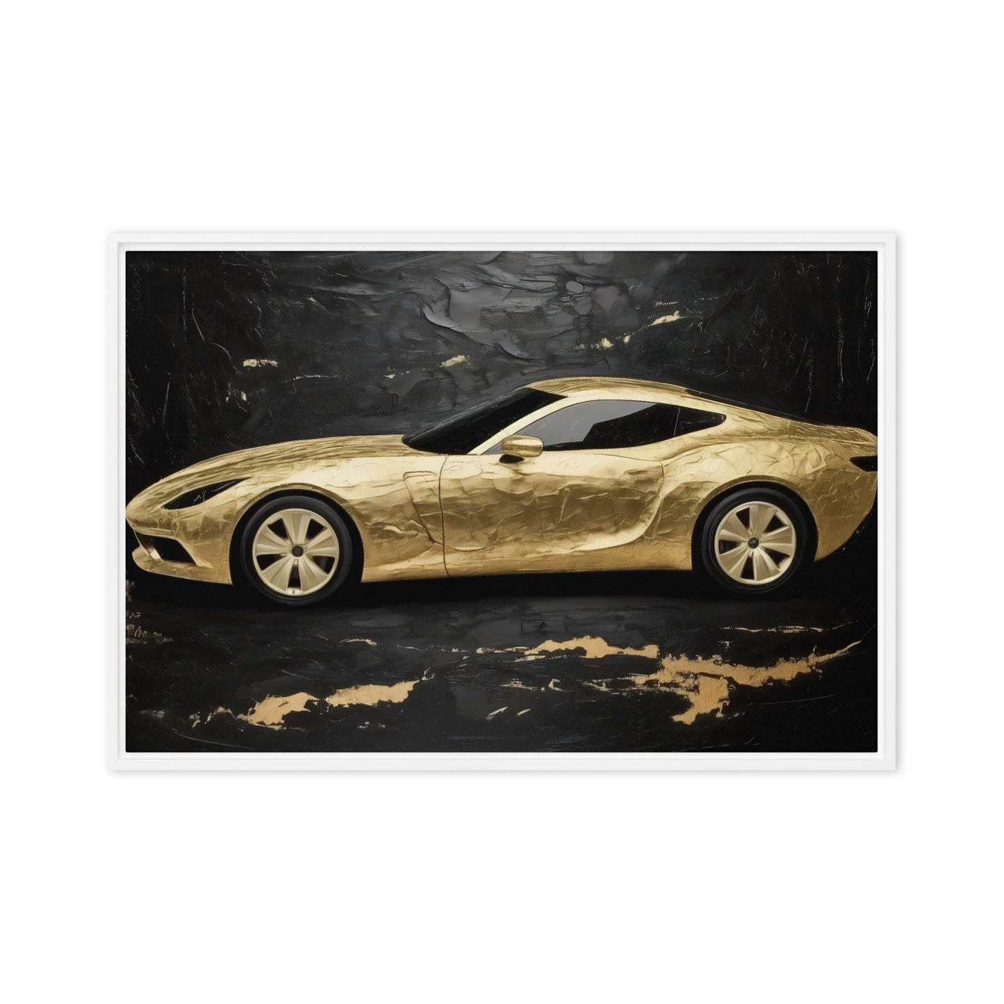 Luxury Spots Car Framed Canvas