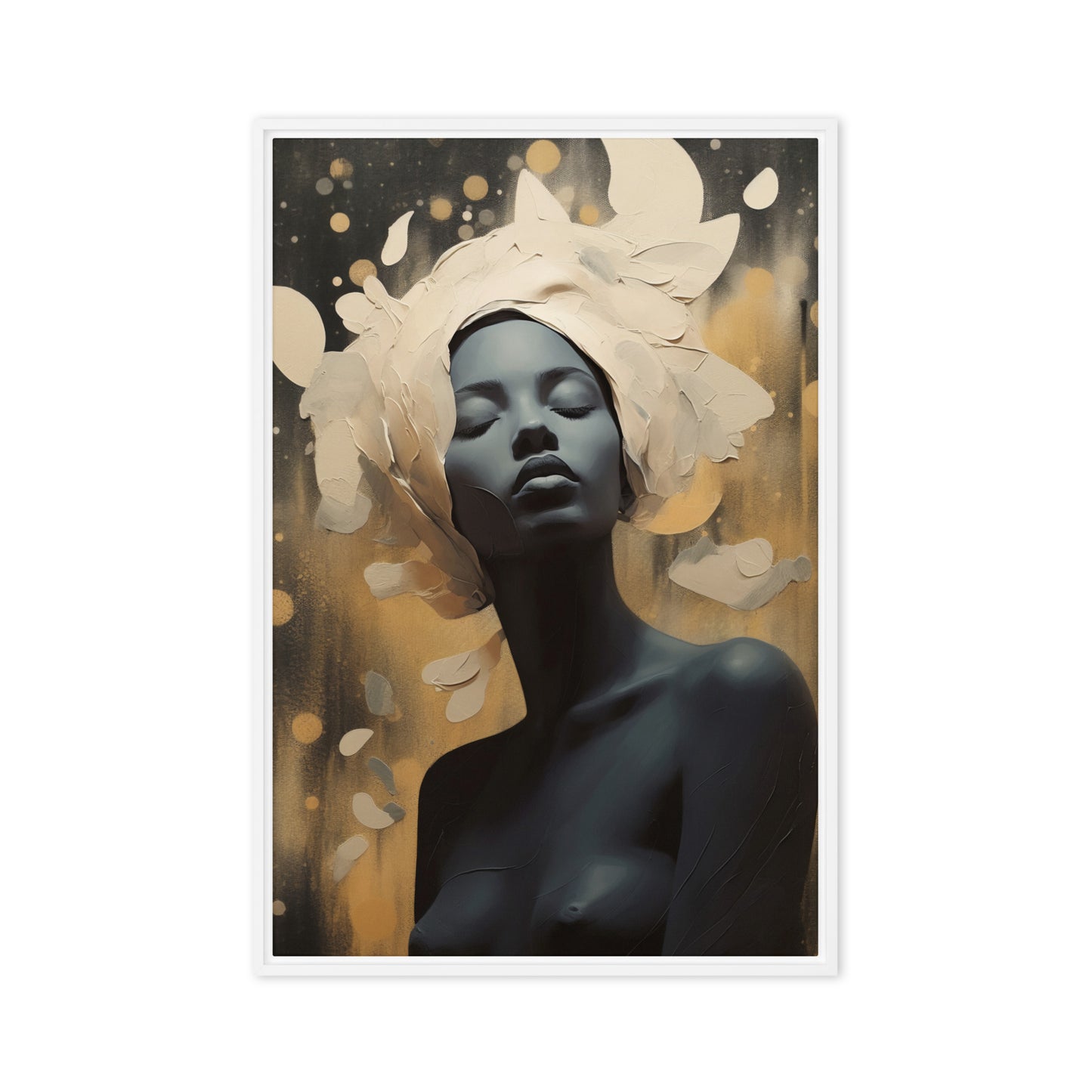 Woman Sensual Art Framed Canvas