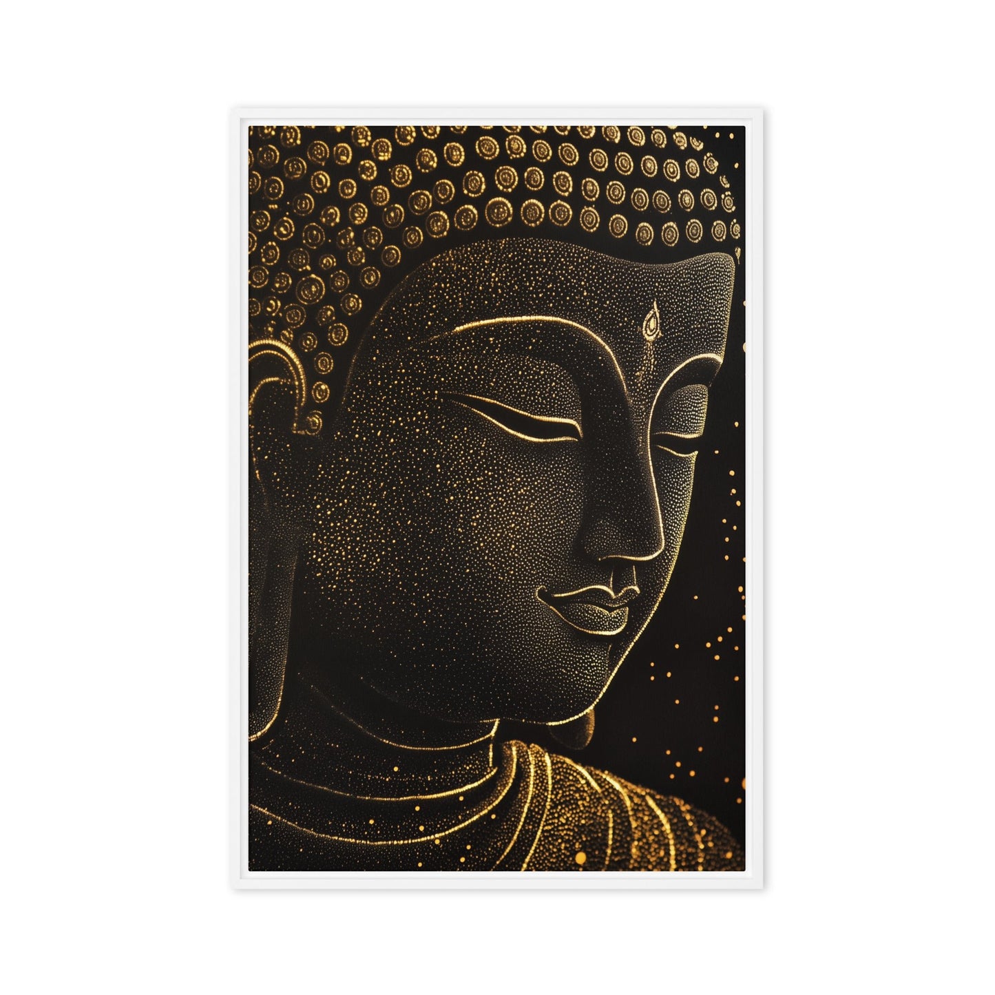 Buddha Spiritual Art Framed Canvas