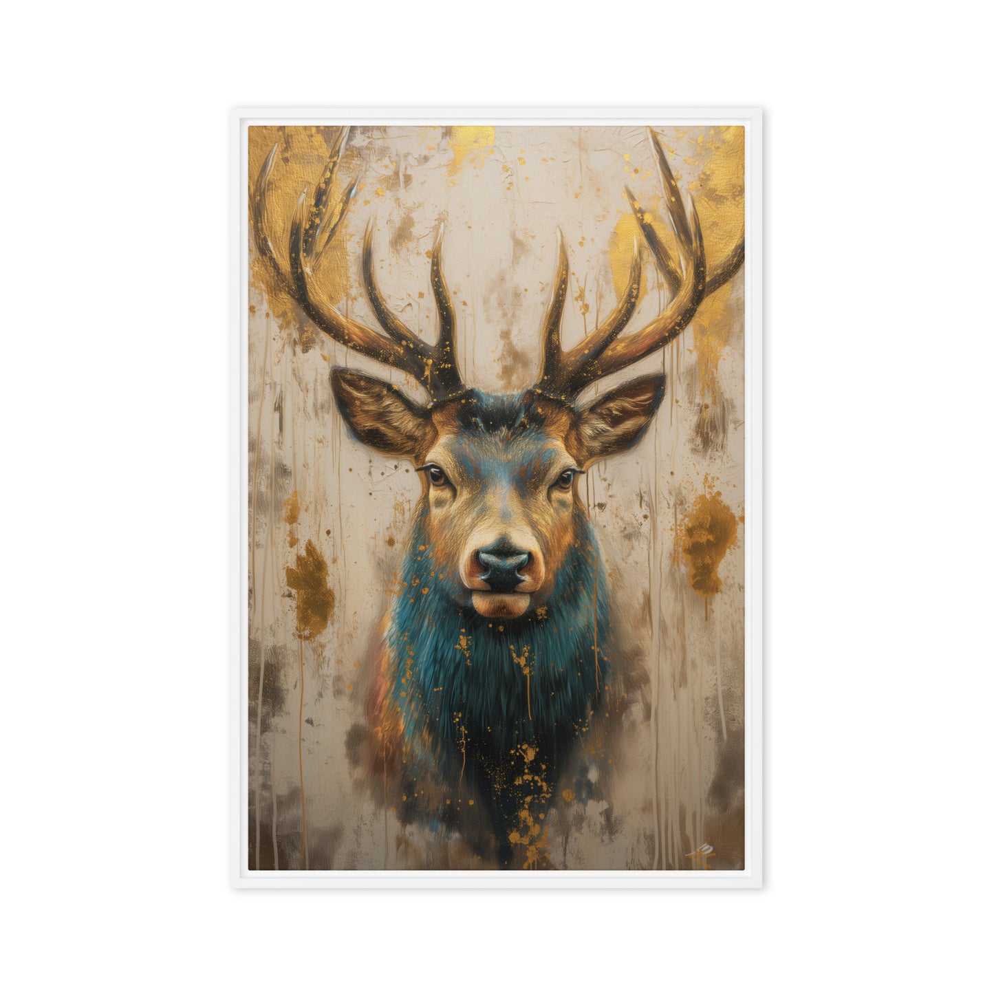 Majestic Deer Framed Canvas