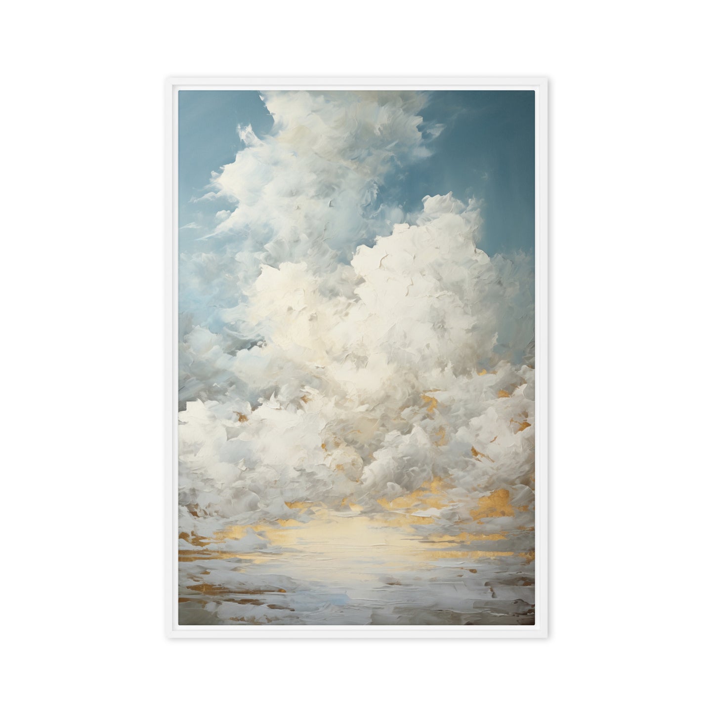 Beautiful Clouds Framed Canvas