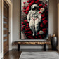 Astronaut In Flowers Art Digital Print
