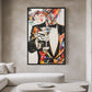 Martini Cocktail Surreal Art Framed Canvas