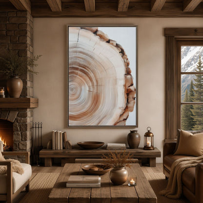 Tree Ring Nordic Art Digital Print - PaintFu