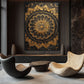 Mandala Spiritual Art Framed Canvas