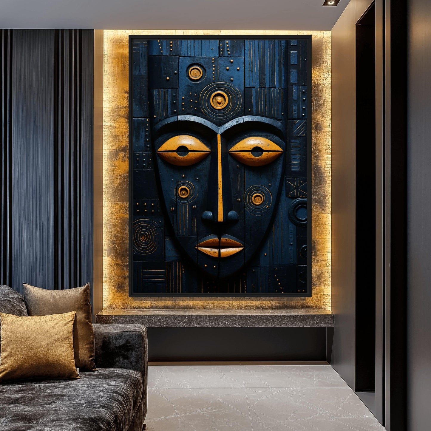 Tribal Mask African Art Digital Print