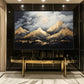 Mountains Landscape Art Framed Canvas