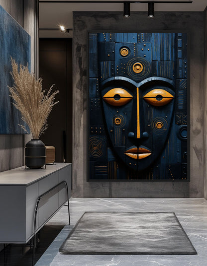 Tribal Mask African Art Digital Print