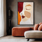 Female Face Minimalist Art Digital Print