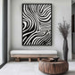 Black and White Geometric Wall Art