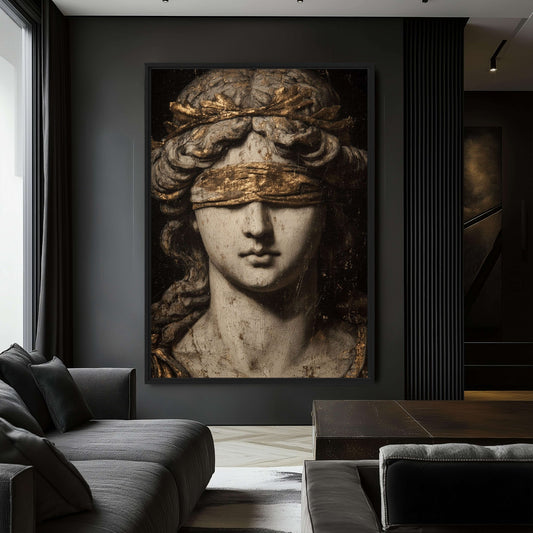 Lady Justice Trendy Art Digital Print