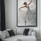 Ballerina Elegance Modern Art Digital Print