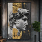 David Sculpture Greek Mythology Art Framed Canvas