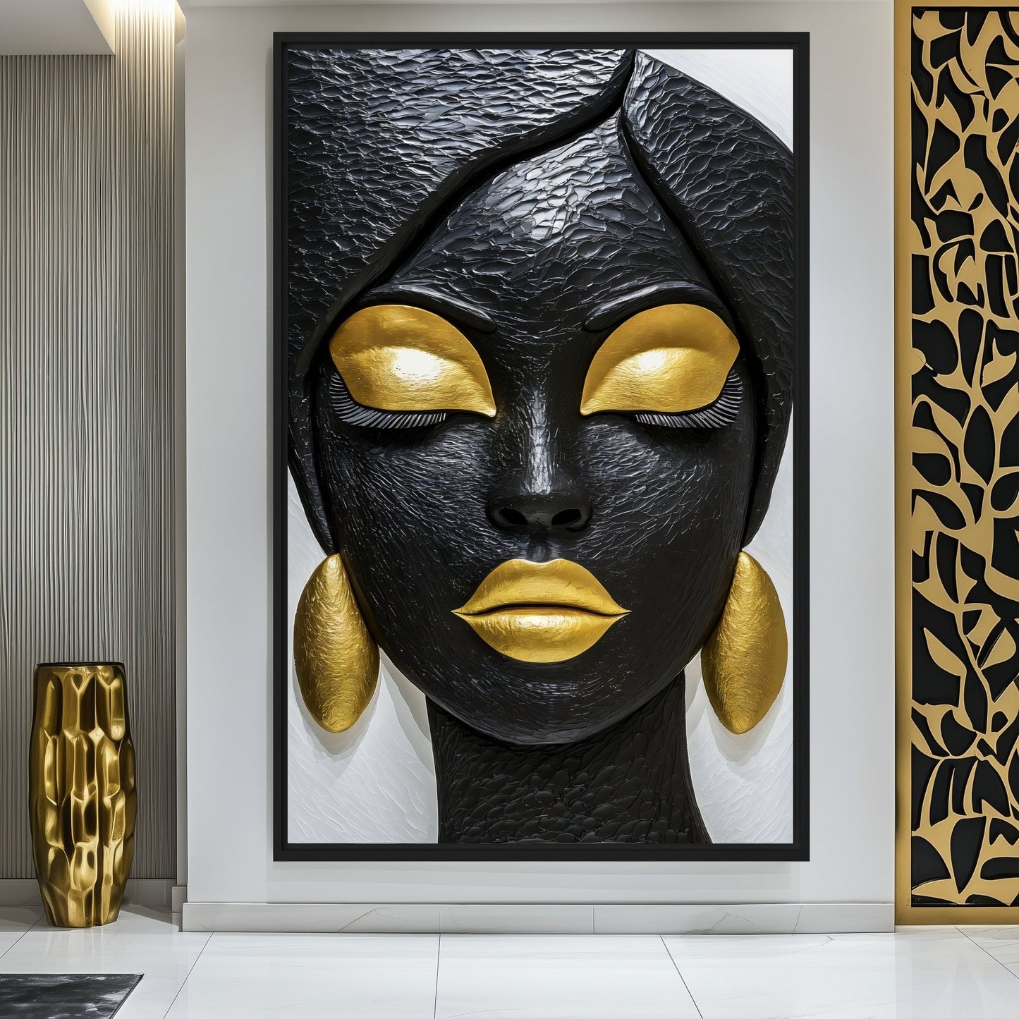 Luxury African Woman Digital Print
