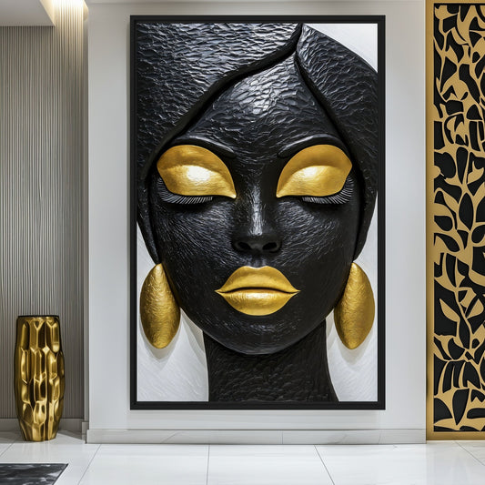 Luxury African Woman Digital Print