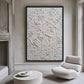 Roses Embossed Art Framed Canvas
