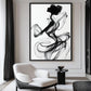 Female Figure Line Art Digital Print
