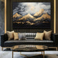 Mountains Landscape Art Framed Canvas