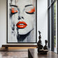 Woman With Red Lips Modern Art Digital Print