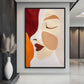 Female Face Minimalist Art Digital Print
