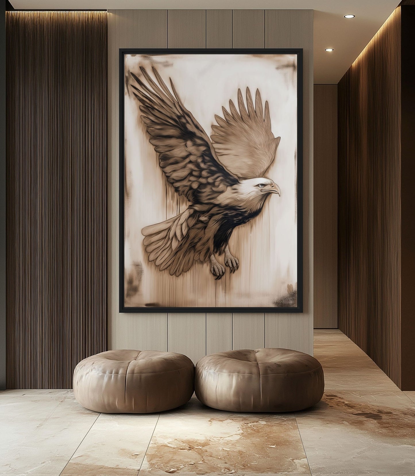 Bald Eagle Wildlife Art Digital Print