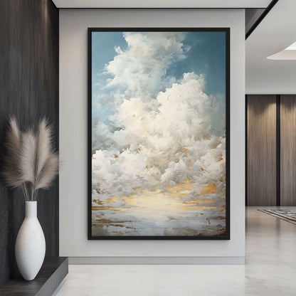 Beautiful Clouds Framed Canvas