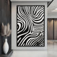 Black and White Geometric Wall Art