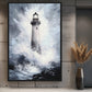 Lighthouse Nautical Art Framed Canvas