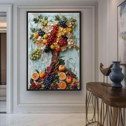 Fruit Tree Kitchen Art Canvas Print Detail | PaintFu