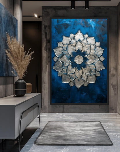 Sacred Mandala Spiritual Art Canvas Print Detail | PaintFu