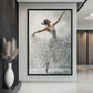 Ballerina Elegance Modern Art Digital Print