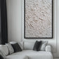 Roses Embossed Art Framed Canvas