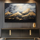 Mountains Landscape Art Framed Canvas