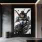 Samurai Warrior Modern Art Framed Canvas