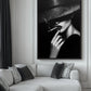 Woman Smoking Fashion Art Digital Print