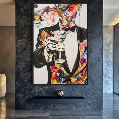 Martini Cocktail Surreal Art Digital Print