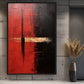 Mark Rothko Style Art Red Black Framed Canvas