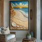 Beach Art Boho Style Framed Canvas
