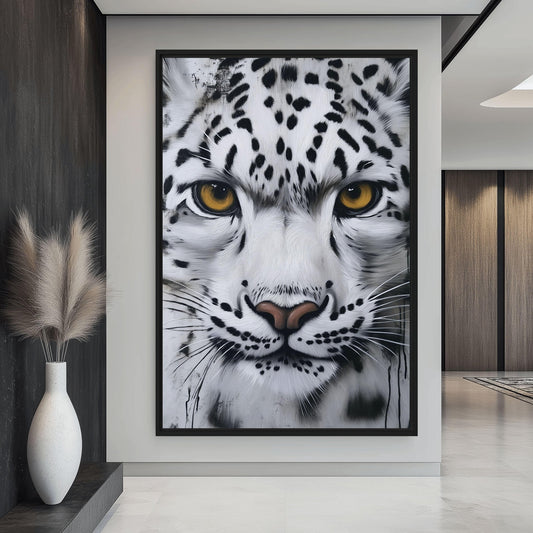 Snow Leopard Wildlife Art Digital Print