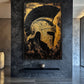 Spartan Warrior Modern Art Framed Canvas