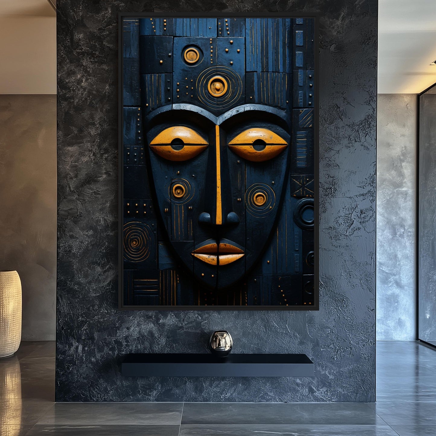 Tribal Mask African Art Digital Print
