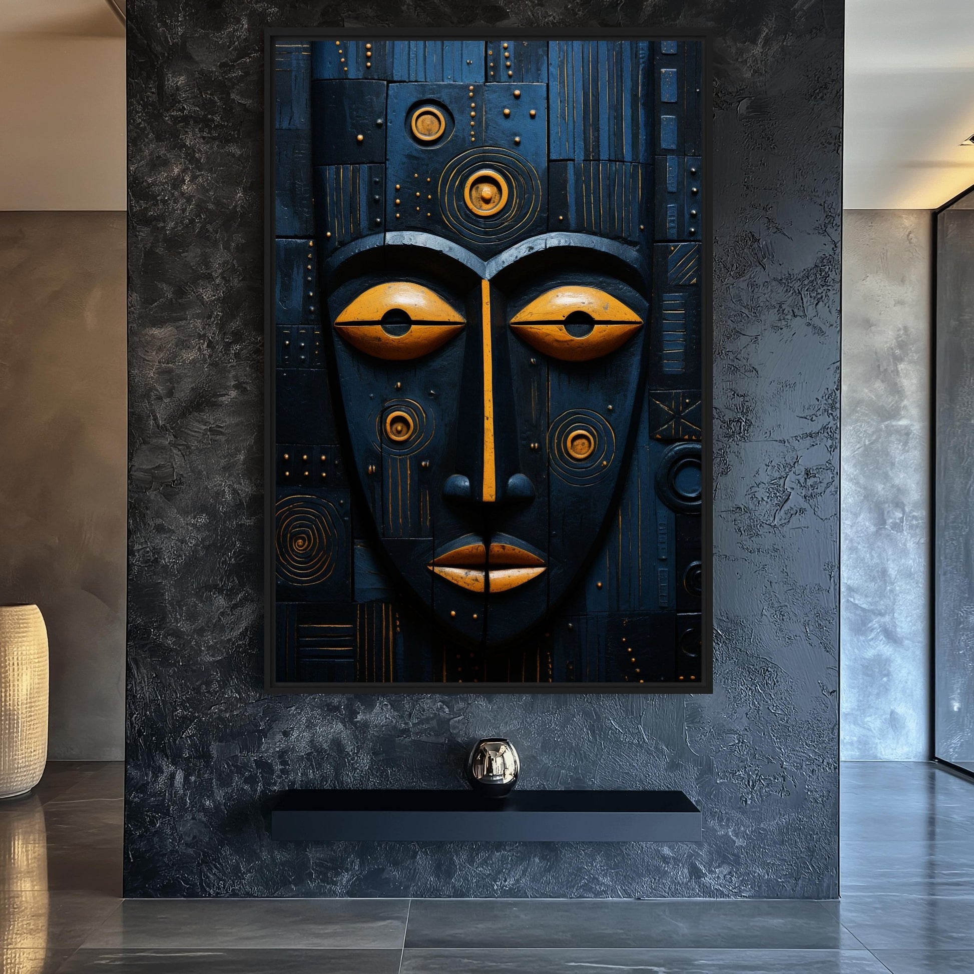 Tribal Mask African Art Digital Print