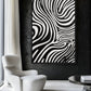 Black and White Geometric Wall Art
