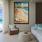 Beach Art Boho Style Framed Canvas